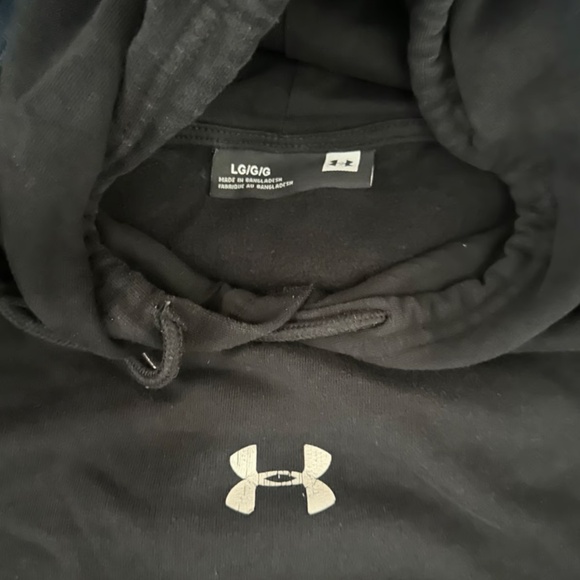 Under Armour Women’s hoodie size large black - Picture 2 of 2